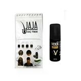 Jaja 100 gr Orta Kahve .topik Saç Tozu Hair Fiber Vexx 100 Ml. Sabitleyici Sprey