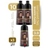 Jaja 3x300 ml Koyu Kahve Saç Pigment Şampuanı