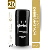 Jaja Koyu Kahve (Dark Brown) Saç Fiberi Topik | 50 gr & Doğal Görünüm Desteği - 1