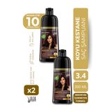 Jaja Koyu Kestane 2x300 ml Beyaz Kapatıcı Şampuan