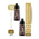 Jaja Koyu Küllü Kumral 2x300 ml Beyaz Kapatıcı Şampuan