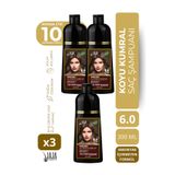 Jaja Koyu Kumral 3x300 ml Beyaz Kapatıcı Şampuan