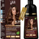 Jaja Saç Boyası Şampuanı Çikolata Kahve, Erkekler ve Kadınlar İçin, Bitkisel Saç Boyası Şampuanı, Gri Saç Kapatıcı, Sülfatsız, 300 ml