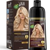 Jaja Saç Boyası Şampuanı Kahve, Erkekler ve Kadınlar İçin, Bitkisel Saç Boyası Şampuanı, Gri Saç Kapatıcı, Sülfatsız, 300 ml