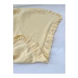 Jaju Baby 4 Katlı Müslin Battaniye Çok Amaçlı Fırfırlı Müslin Battaniye 110x110cm SARI