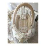 Jaju Baby Babynest Sevimli Ceylan Cibinlik Ve Oyuncak Askılı Lüx Tasarım Nest Anne Yanı Set