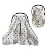 Jaju Baby Gold Poplin Kumaş Puset Örtüsü Çarşafı Ve Puset Minderi 3'lü Set