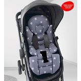 Jaju Baby Gri Yıldızlı Bebek Arabası Minderi