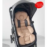 Jaju Baby Kahve Yıldızlı Bebek Arabası Minderi