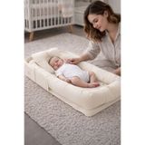 Jaju Baby Krem Babynest Lüx Taşınabilir Çantalı Bebek Yuvası-Yatağı Babynest , Seyahatte, Araçta, Otelde…