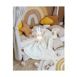 Jaju Baby Krem Rengi 100 * 100 Cm Müslin Pamuk Bebek Kundak Battaniye Yeni Doğan Bebek Battaniye