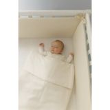 Jaju Baby Krem Renk 100x200 Montessori Kenar Koruyucu Beşik Kenar Koruma %100 Pamuk Kumaş 100*200 cm