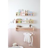 Jaju Baby Naturel 60 Cm Çocuk Odası 3`lü Montessori Kitaplık Raf Mobilya