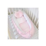 Jaju Baby Pembe Nohut Kumaş Lüx Tasarım Ortopedik 100x60cm