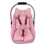Jaju Baby Pembe Yıldızlı Oto Koltuğu Minderi - Puset Minderi