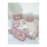 Jaju Baby Pudra Babynest Set Yenidoğan Çeyizi 8 Parça Puset örtüsü Altaçma Set