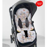 Jaju Baby Sarı Kelebekli Bebek Arabası Minderi