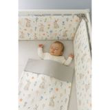 Jaju Baby Tavşan Desenli 90x190 Beşik Kenar Koruma Özel Ölçü (4 Kenar) Beşik Koruyucu