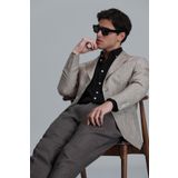 Jak Spor Erkek Blazer Ceket Slim Fit Bej