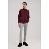 Jakamen Antrasit Comfort Fit Duble Paça Kumaş Pantolon - 48