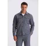 Jakamen Antrasit Slim Fit Bebe Yaka Cepli Spor Takım Elbise - 58