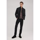 Jakamen Antrasit Slim Fit Hakim Yaka Patlı Ceket - 46