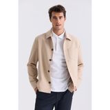 Jakamen Bej Slim Fit Bebe Yaka Mevsimlik Mont - 52