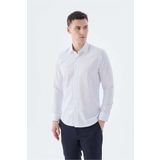 Jakamen Beyaz Slim Fit Cepsiz Erkek Gömlek
