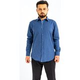 Jakamen Erkek Pamuklu Gömlek Lacivert - XL