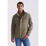 Jakamen Haki Comfort Fit Dik Yaka Mevsimlik Spor Mont - 54