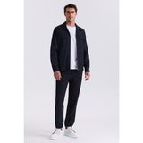Jakamen Lacivert Slim Fit Berberi Yaka Spor Takım Elbise - 50
