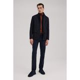 Jakamen Lacivert Slim Fit Hakim Yaka Patlı Ceket - 50