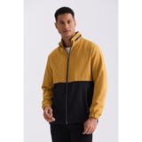Jakamen Sarı Comfort Fit Hakim Yaka Mevsimlik Mont - 48