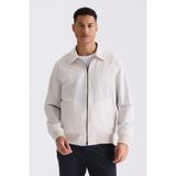 Jakamen Taş Comfort Fit Berberi Yaka Mevsimlik Mont - 48