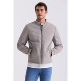 Jakamen Taş Comfort Fit Dik Yaka Önü Fermuarlı Mevsimlik Mont - 48
