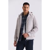 Jakamen Taş Comfort Fit Kapüşonlu Kolları Triko Kışlık Mont - 50