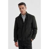 Jakamen Yeşil Comfort Fit Dik Yaka Casual Mont - 48