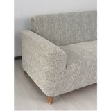 Jakar Kumaş Lastikli Kayma Yapmayan 3 Kişilik 1 Adet Büyük Kanepe Örtüsü - 180 x 230 cm - Taş