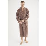 Jakarlı %100 Cotton Erkek Bornozu