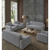 Jakarlı 3 3 1 1 Bohem Desen Lastikli Kanepe Örtüsü Koltuk Örtüsü Koltuk Kılıfı Takımı - 0,6 x 19 x 29 cm - Çok Renkli