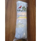 Jakarlı Bordürlü Plaj Havlusu 70X150 Cm Açık Mavi