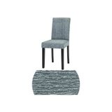 Jakarli Kaliteli Sandalye Kılıfı, Sandalye Örtüsü, Lastikli, Likralı 1 Adet Gri Renk - 53 x 40 cm