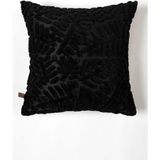 Jakarlı Kırlent 43 x 43 cm Forest Siyah