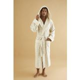 Jakarlı Organik %100 Cotton Erkek Bornozu