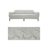 Jakarlı SEHRA DESEN 3 kişilik Lastikli Koltuk Kılıfı Çekyat Koltuk Örtüsü Streç Esnek kanepe kılıfı krem 180 x 230
