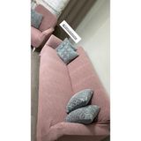 Jakarlı Su Yolu Desen 3311 Takım Koltuk Örtüsü Çekyat Kanepe Örtüsü Lastikli Yıkanabilir Pembe - 180 x 230 cm