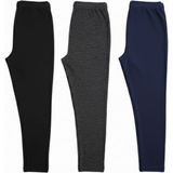 Jakc Ways Unisex 3 Renk Içi Şardonlu Termal Tayt / Siyah Antrasit Lacivert Termaltayt - Siyah - Füme - Lacivert - XS - S