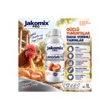 jakomix CalmixSafe PRO 1 L – Yumurtacı Tavuklar İçin Kalsiyum & Vitamin D3 – Yumurta Kabuğu ve Kemik Desteği