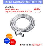 Jakuzi Bataryası Duş Hortumu 1/2x3/8" 200 cm