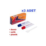 Jalasanj 3 Adet Ikiz Tüp Iran Yapıştırıcısı Kuvvetli Plastik Çelik Cam Metal Yapıştırıcı